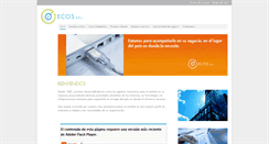 Desktop Screenshot of ecossrl.com.ar